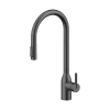 Смеситель для кухни Paulmark UNIVERSAL Un213880-GM, с подключением к фильтру, вороненая сталь
