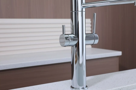 Смеситель для кухни Paulmark NEXUS Ne213999-CR, с подключением к фильтру, хром