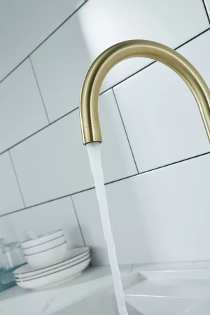 Смеситель для кухни Paulmark Essen Es213211-BR, с подключением к фильтру, бронза