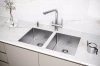 Мойка кухонная Paulmark LASSAN 38 LA38-BS, нержавеющая сталь, сталь