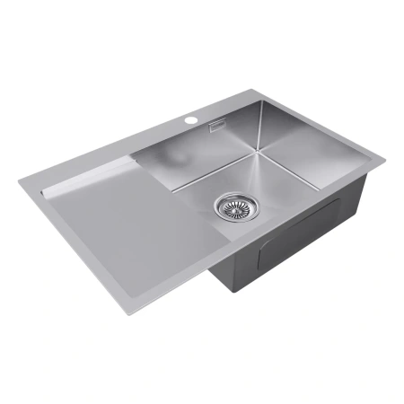Мойка кухонная skrylom Paulmark KRONER 78F PM217851-BSR, нержавеющая сталь