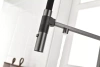 Смеситель для кухни Paulmark Gravity Gr213888-GM, с подключением к фильтру, вороненая сталь