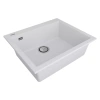Мойка кухонная Paulmark DECORATION 60 PM936051-WH, искусственный камень (ACRYSTONE), белый