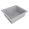 Мойка кухонная Paulmark DECORATION 56 PM935650-UGR, искусственный камень (ACRYSTONE), серый