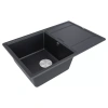 Мойка кухонная Paulmark FLUGEN 50-780 PM217850-BLM, искусственный гранит (IT-GRANIT), черный