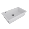 Мойка кухонная Paulmark NEO CLASSIC 76 PM967644-WH, искусственный камень (ACRYSTONE), белый