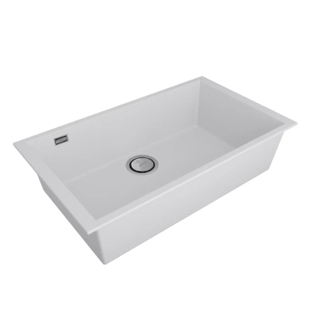 Мойка кухонная Paulmark NEO CLASSIC 76 PM967644-WH, искусственный камень (ACRYSTONE), белый