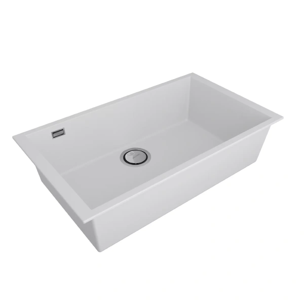 Мойка кухонная Paulmark NEO CLASSIC 76 PM967644-WH, искусственный камень (ACRYSTONE), белый