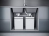 Сифон телескопический двойной с круглым переливом TRUST 1023 Paulmark PM1023-CR, хром