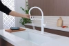 Смеситель для кухни Paulmark GANYMEDE Ga213199-WH, с подключением к фильтру, белый