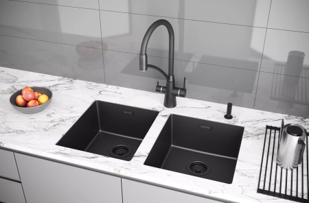 Дозатор для кухонной мойки Paulmark DECUS D004-AN, антрацит
