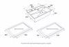 Мойка кухонная Paulmark NEXT-MULTI SINK 58 PM785845-GM, нержавеющая сталь, вороненая сталь