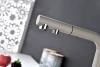 Смеситель для кухни Paulmark Kassel Ka214311-431, с выдвижным изливом, белый