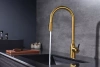 Смеситель для кухни Paulmark UNIVERSAL Un213880-BG, с подключением к фильтру, золото брашированное